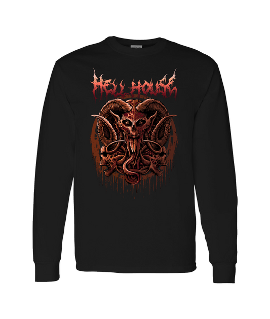V-HELLTOP - LORDSKVLL - Black Long Sleeve T