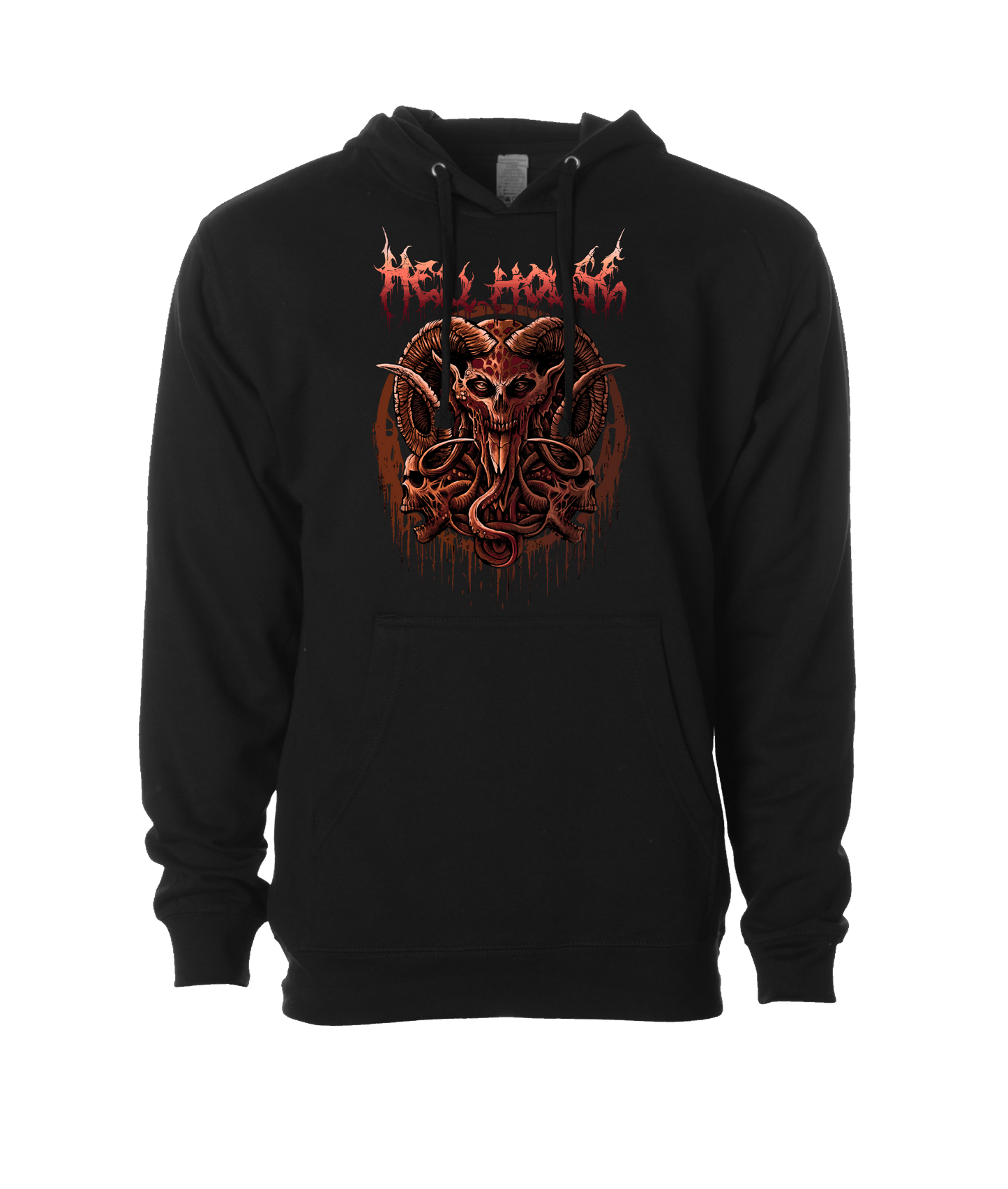 V-HELLTOP - LORDSKVLL - Black Hoodie
