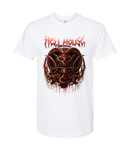 V-HELLTOP - LORDSKVLL - White T-Shirt
