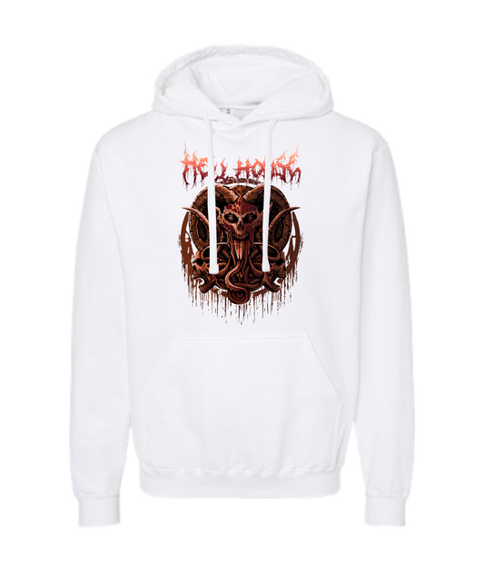 Hellhouse crypt - LORDSKVLL - White Hoodie