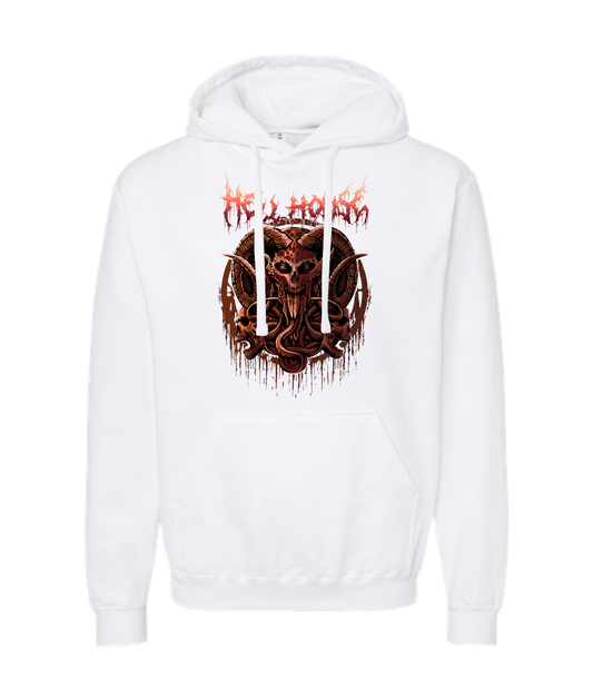 V-HELLTOP - LORDSKVLL - White Hoodie