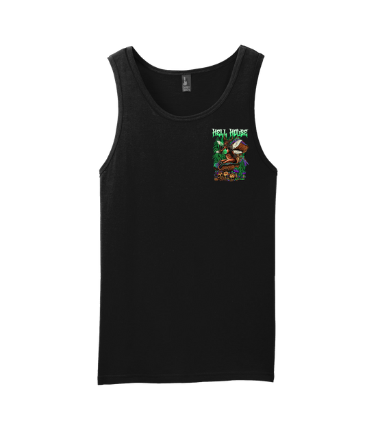 V-HELLTOP - MUSHROOM - Black Tank Top
