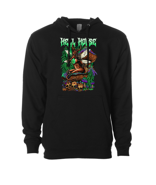 V-HELLTOP - MUSHROOM - Black Hoodie