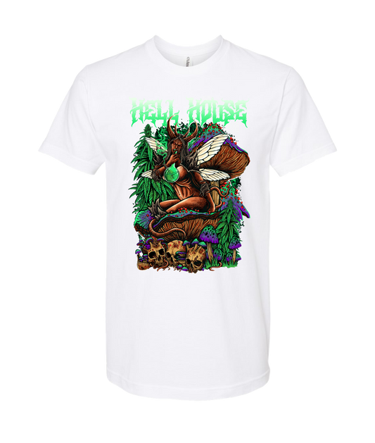 V-HELLTOP - MUSHROOM - White T-Shirt
