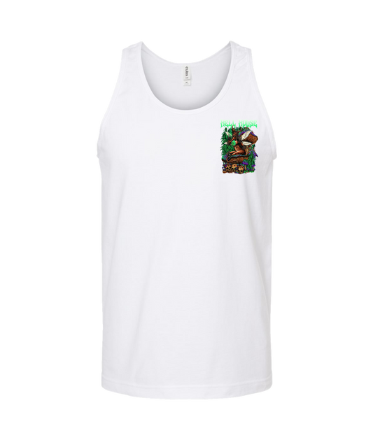 V-HELLTOP - MUSHROOM - White Tank Top