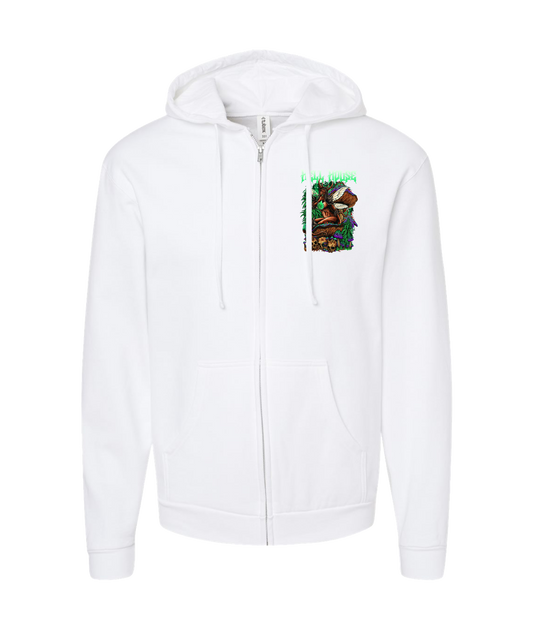 V-HELLTOP - MUSHROOM - White Zip Up Hoodie