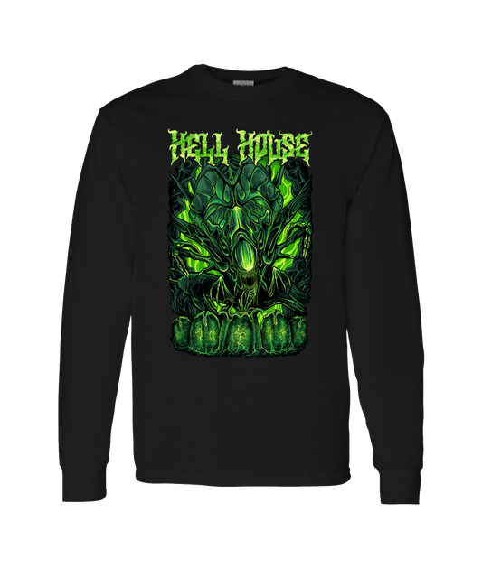 V-HELLTOP - ALIEN - Black Long Sleeve T