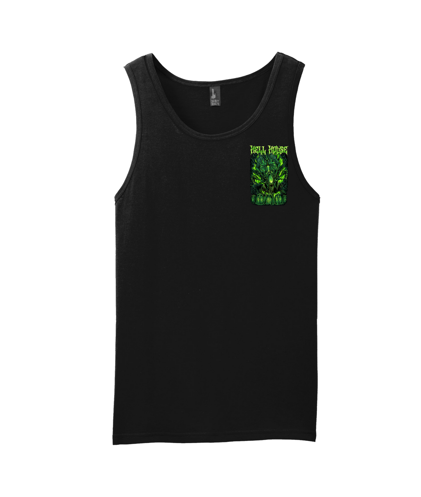 V-HELLTOP - ALIEN - Black Tank Top