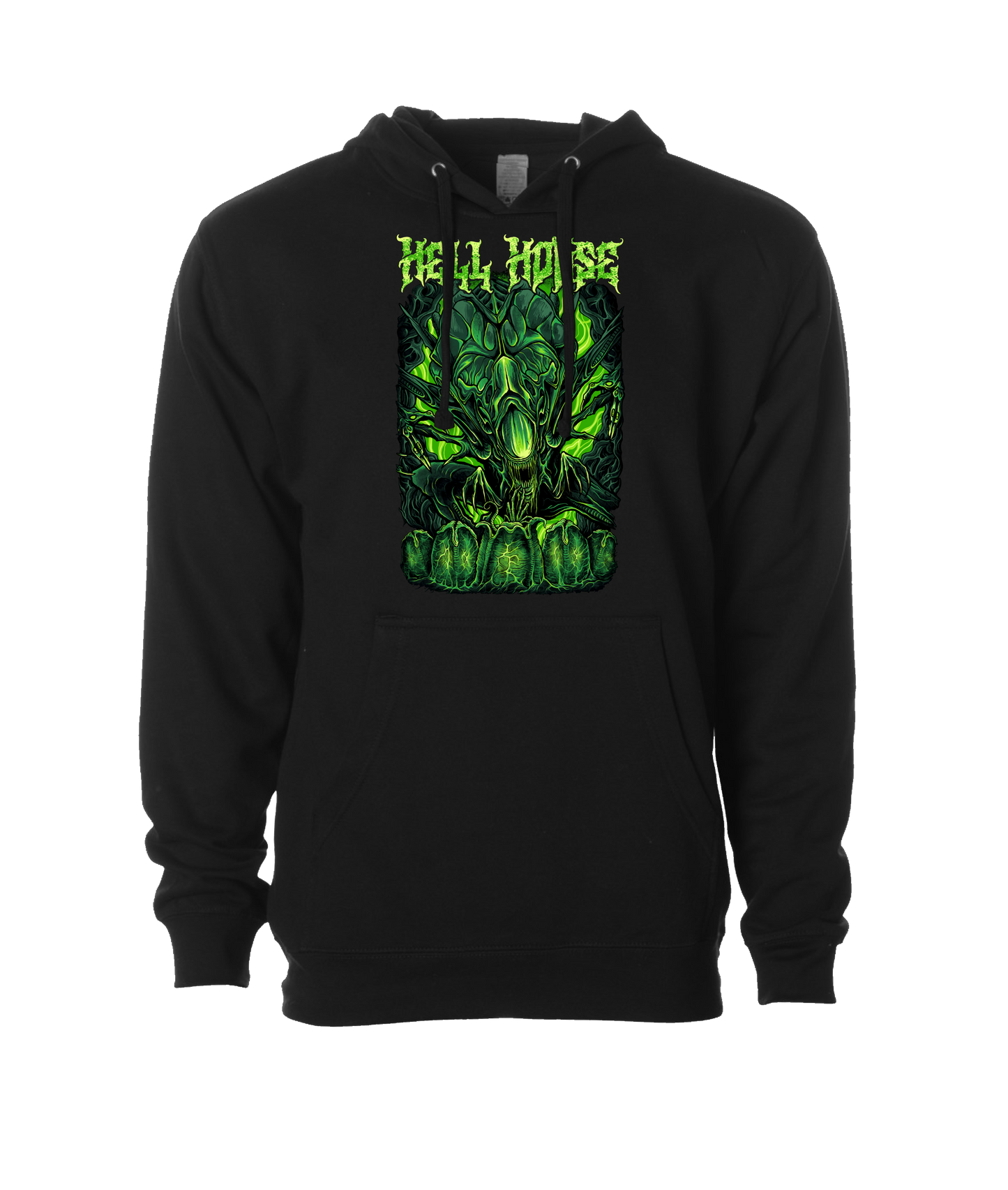 Hellhouse crypt - ALIEN - Black Hoodie