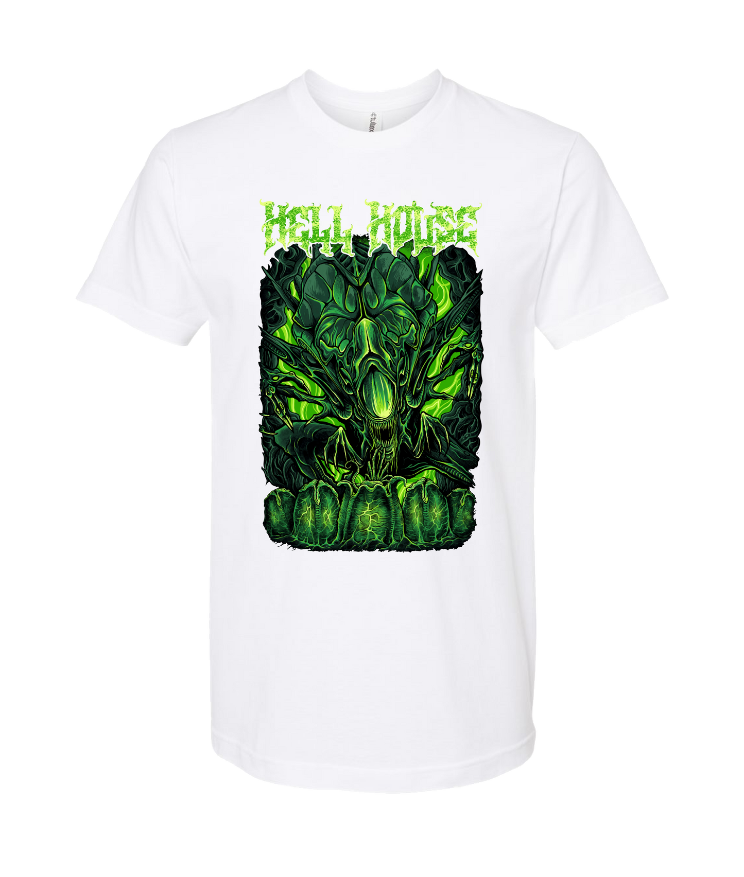 V-HELLTOP - ALIEN - White T-Shirt