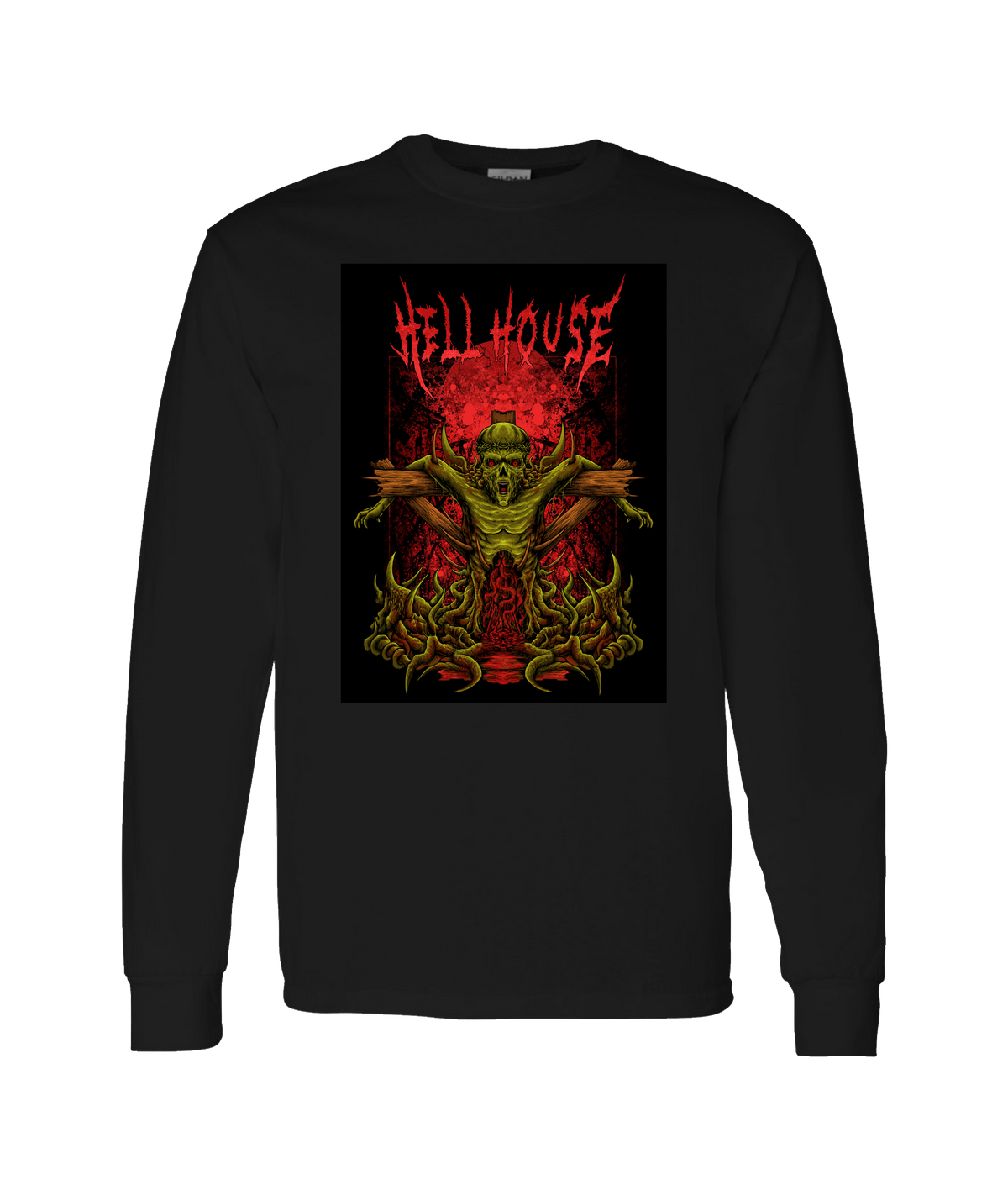 V-HELLTOP - LIBSS - Black Long Sleeve T