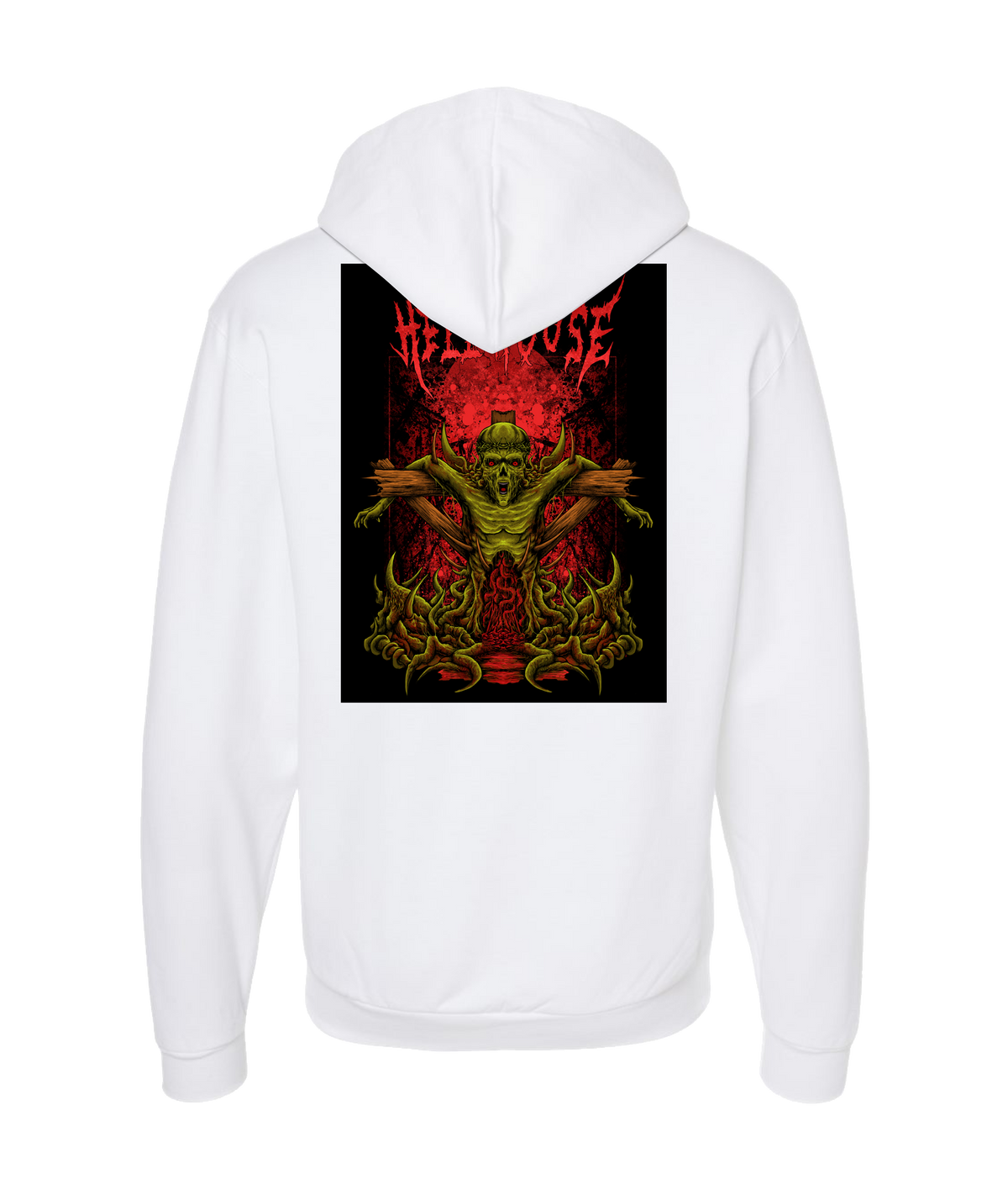 V-HELLTOP - LIBSS - White Zip Up Hoodie