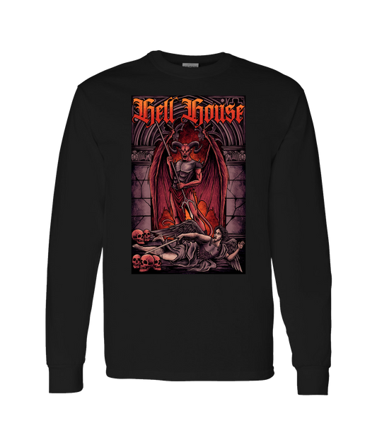 V-HELLTOP - Devil VS Michael  - Black Long Sleeve T