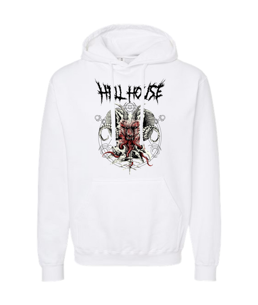Hellhouse crypt - WOLFHORN - White Hoodie