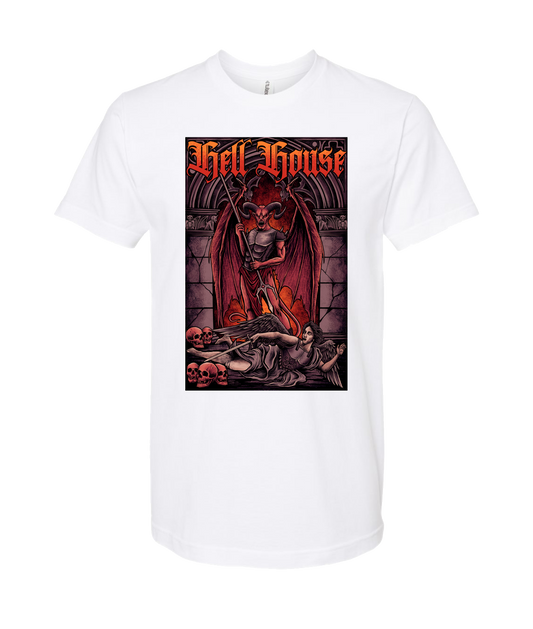 V-HELLTOP - Devil VS Michael  - White T-Shirt