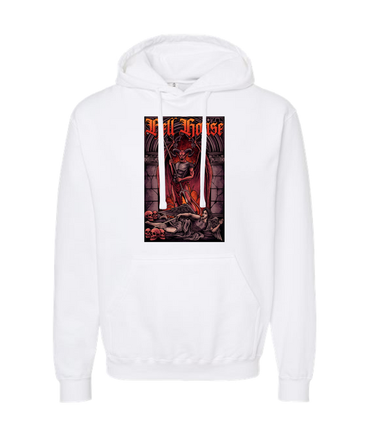 V-HELLTOP - Devil VS Michael  - White Hoodie