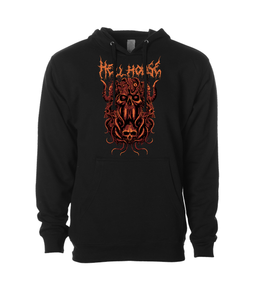 Hellhouse crypt - OCTOPUSSSKVLL - Black Hoodie
