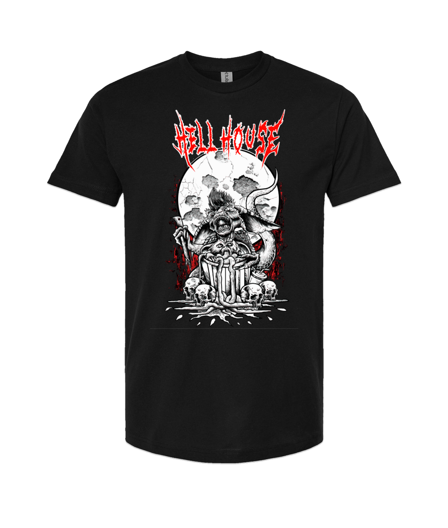 V-HELLTOP - GREMLINS - Black T-Shirt