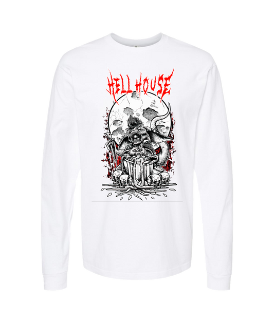 Hellhouse crypt - GREMLINS - White Long Sleeve T