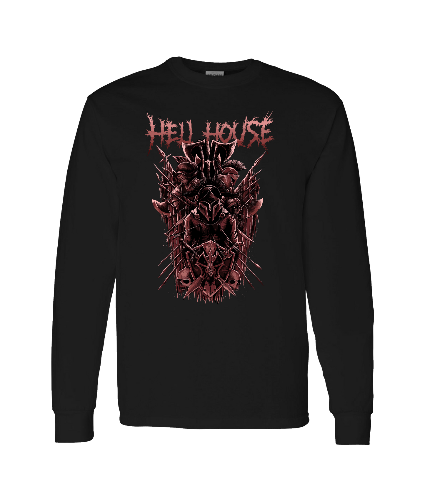 V-HELLTOP - GLADIATOR - Black Long Sleeve T