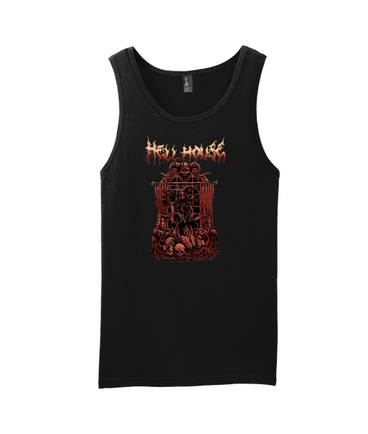 Hellhouse crypt - GIRLGOAT - Black Tank Top