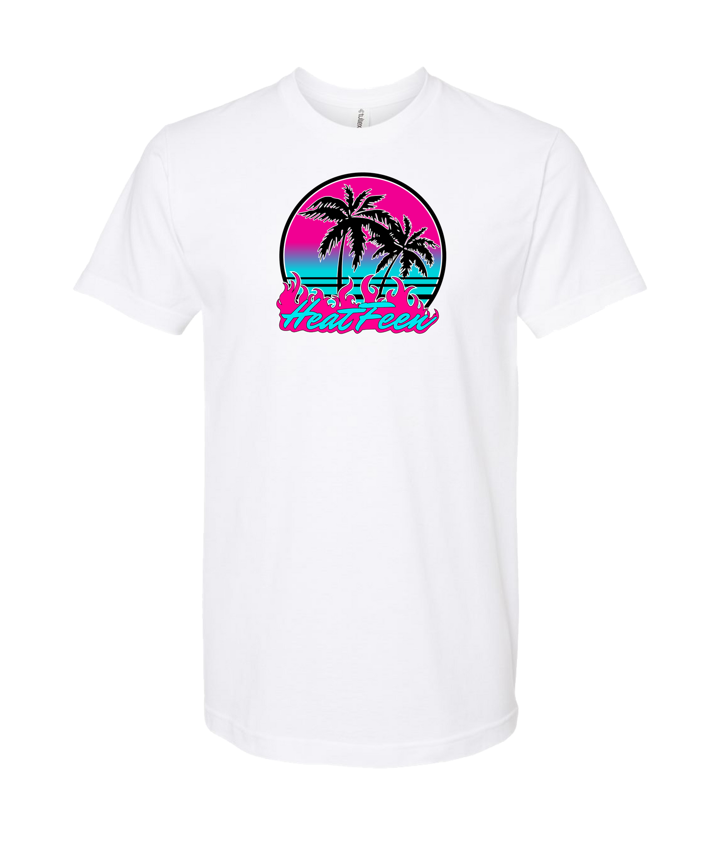 Heatfeen - Tropical Heat - White T-Shirt