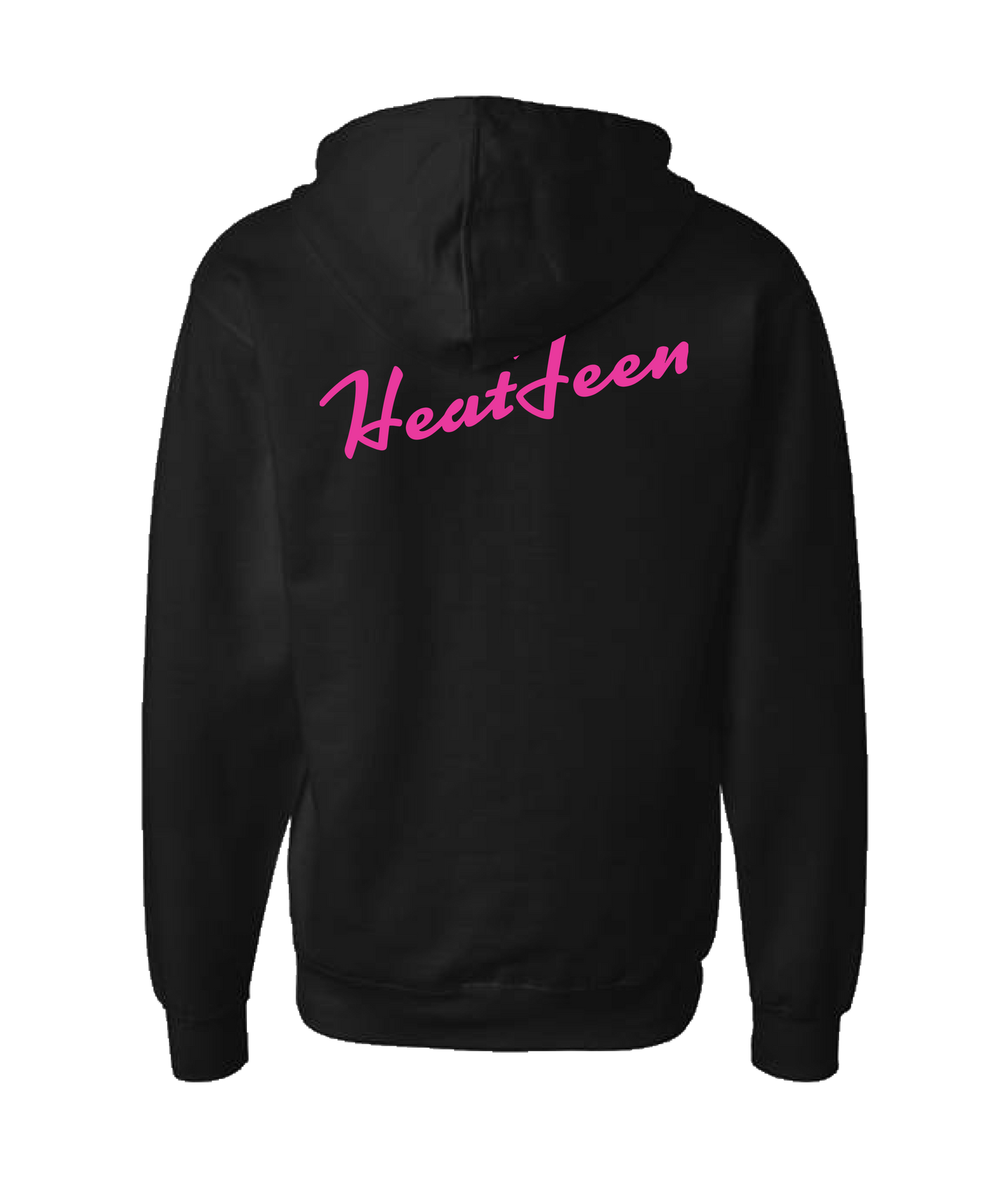 Heatfeen - Logo - Black Zip Up Hoodie