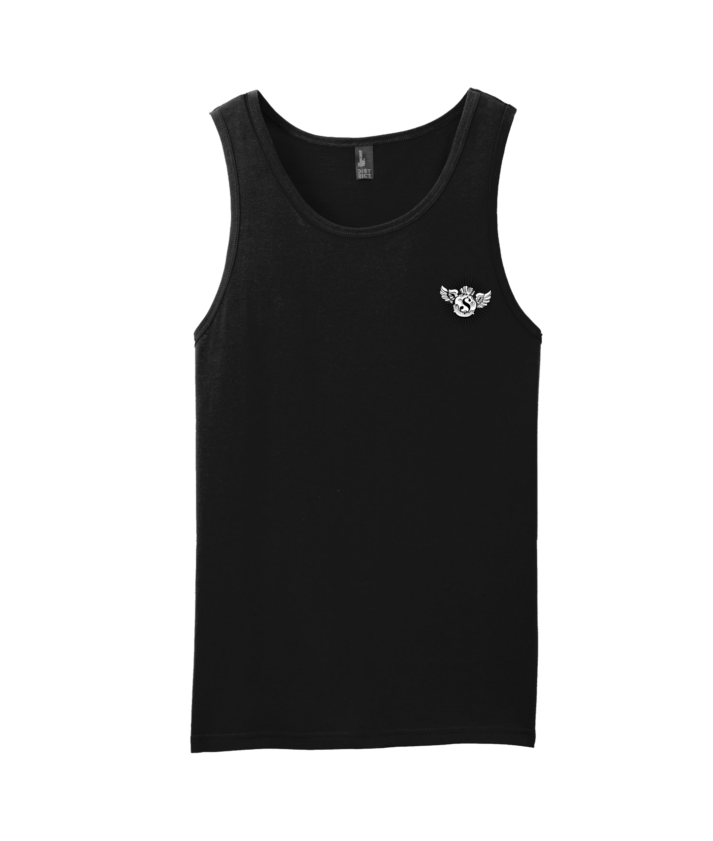 Hu$tle Hard - LOGO 1 - Black Tank Top