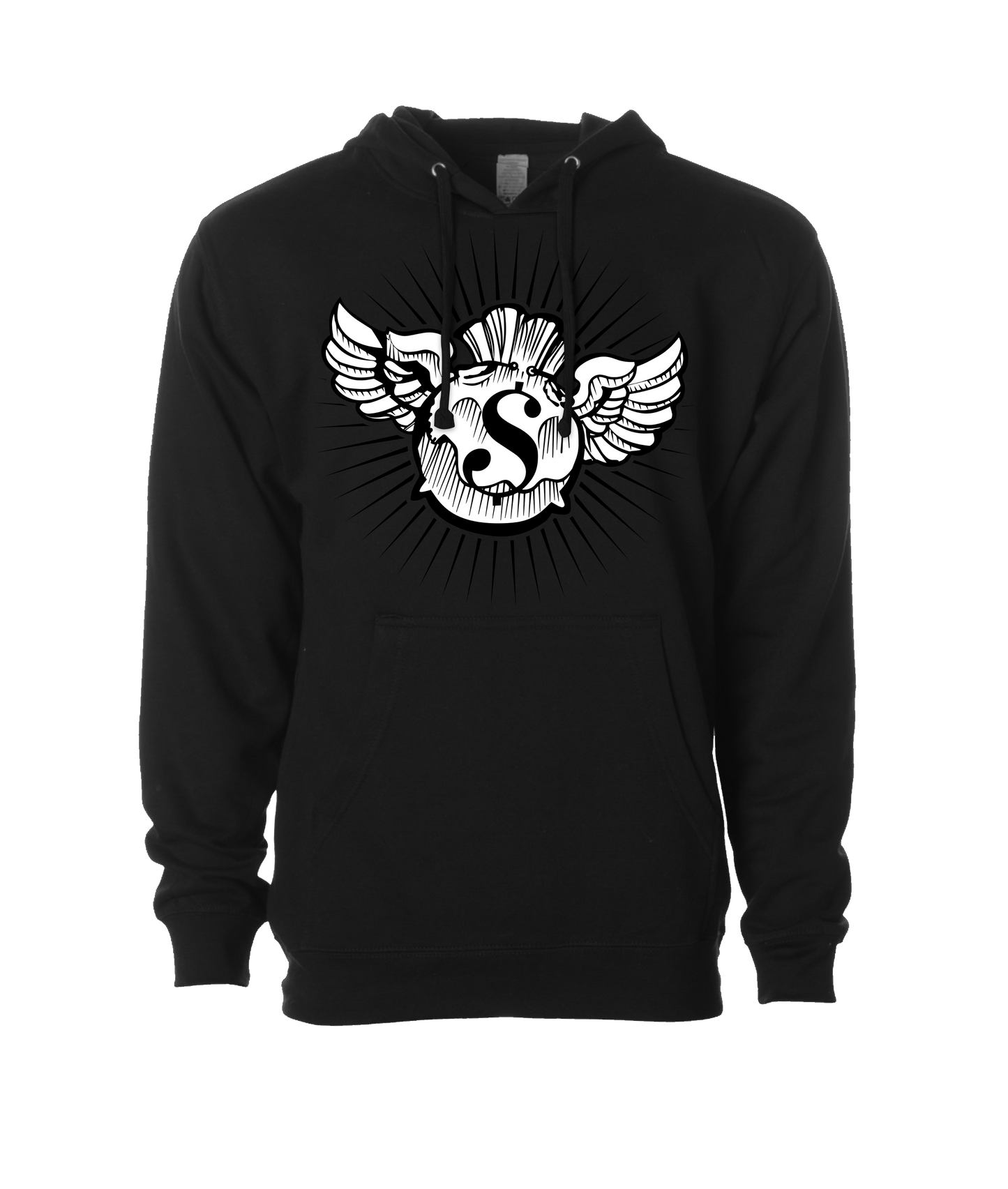 V-HHTOP - LOGO 1 - Black Hoodie