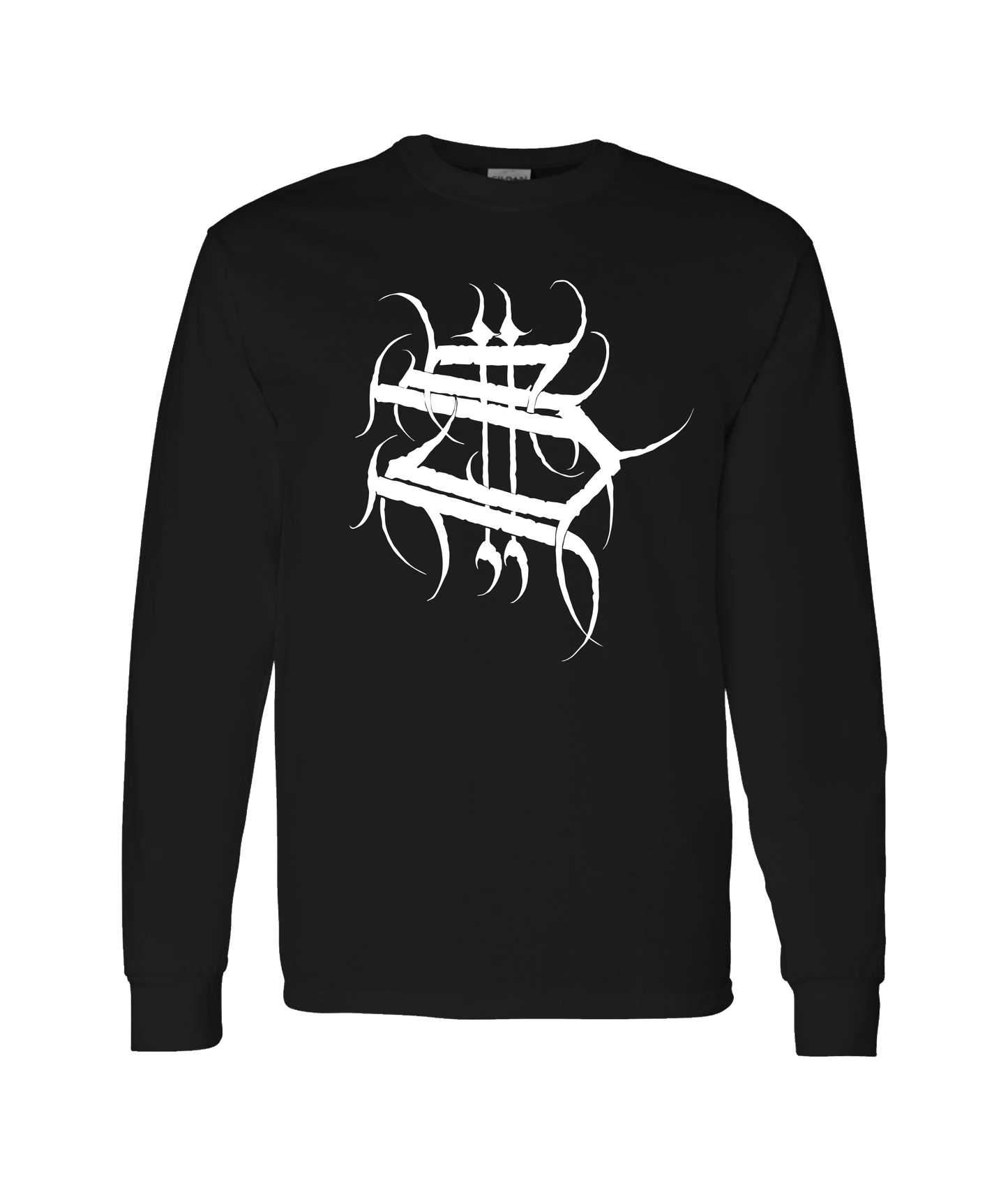 Hu$tle Hard - LOGO 6 - Black Long Sleeve T