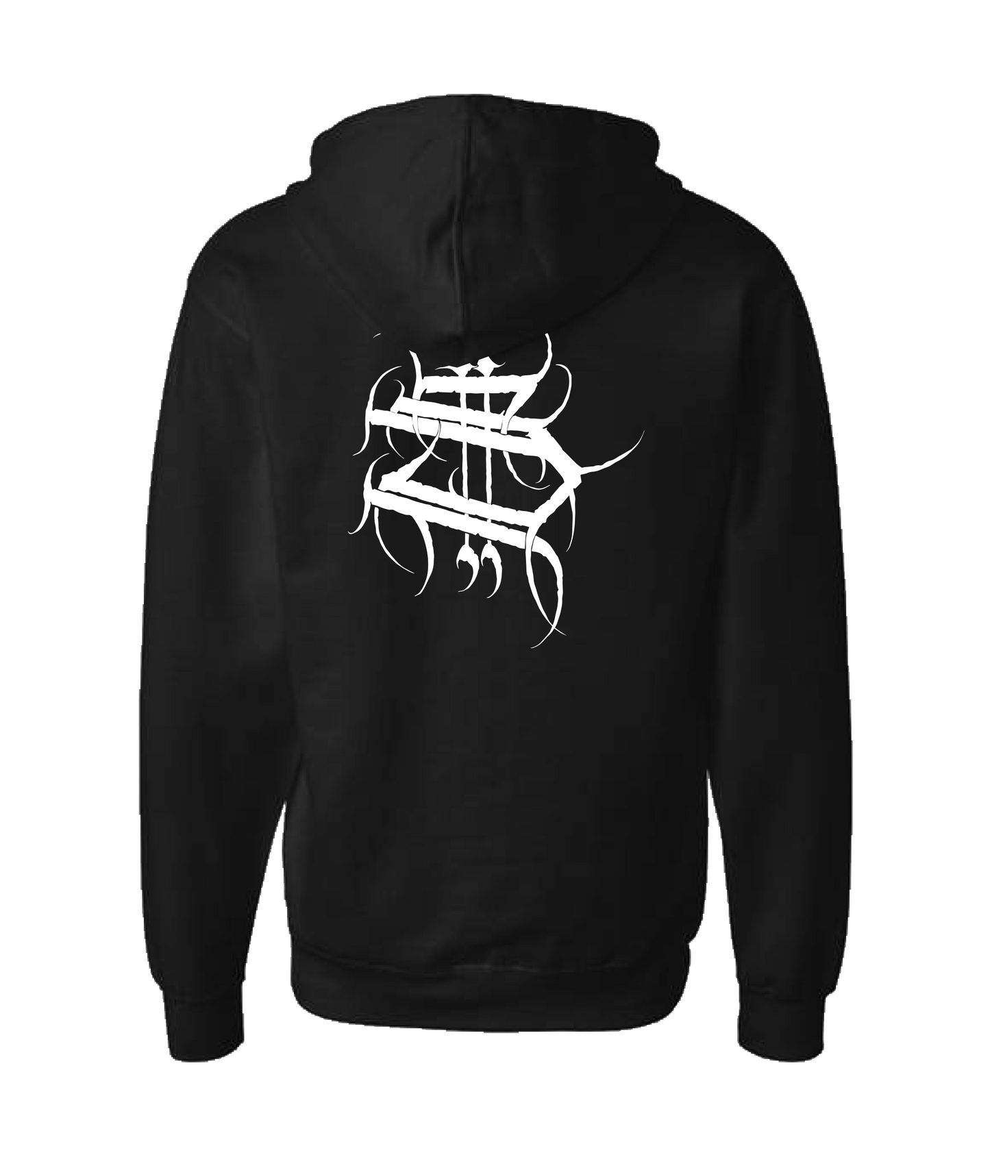 Hu$tle Hard - LOGO 6 - Black Zip Up Hoodie