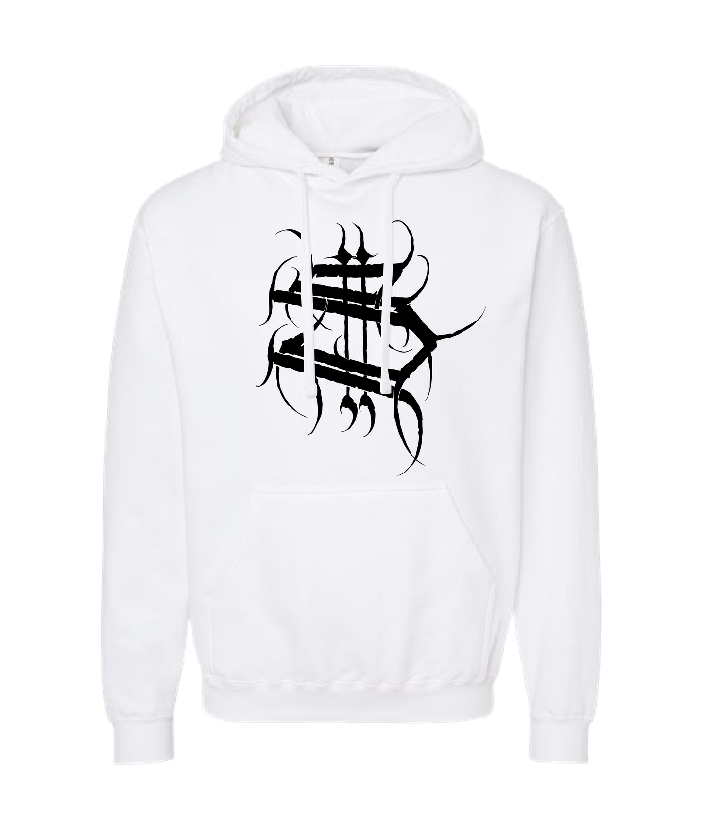 Hu$tle Hard - LOGO 6 - White Hoodie