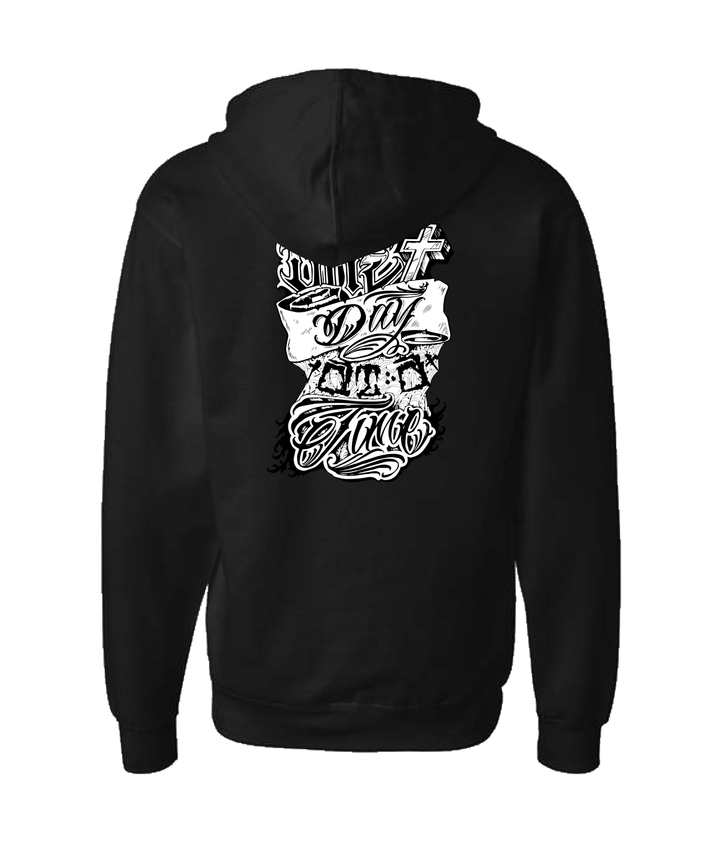 V-HHTOP - LOGO 2 - Black Zip Up Hoodie