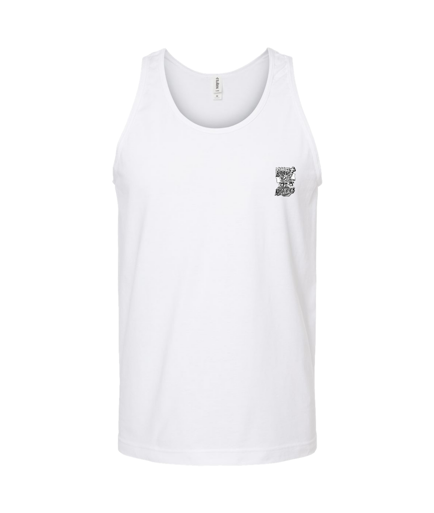 Hu$tle Hard - LOGO 2 - White Tank Top