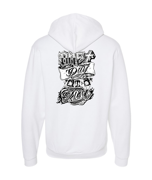 V-HHTOP - LOGO 2 - White Zip Up Hoodie