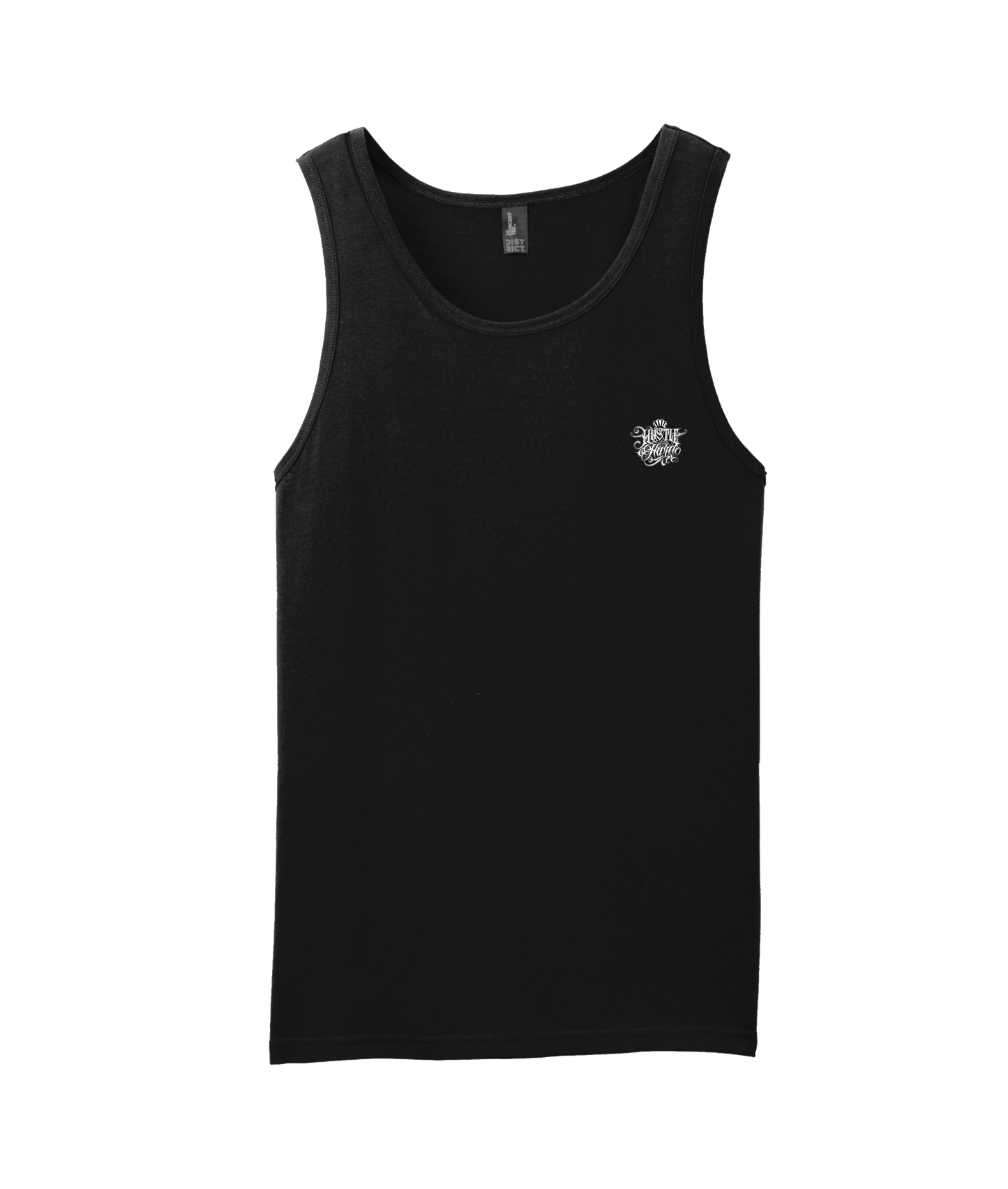 Hu$tle Hard - LOGO 4 - Black Tank Top