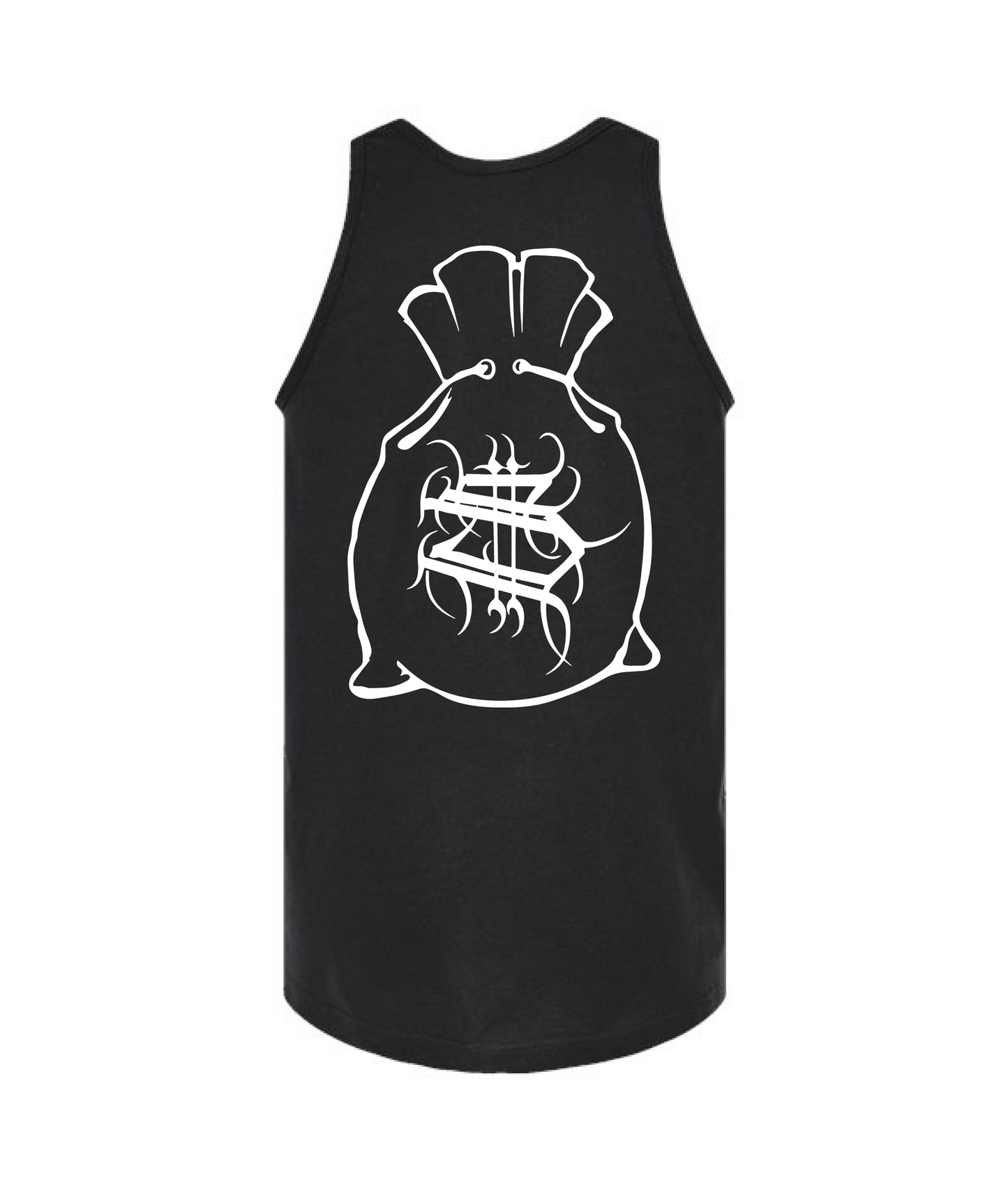 Hu$tle Hard - LOGO 5 - Black Tank Top