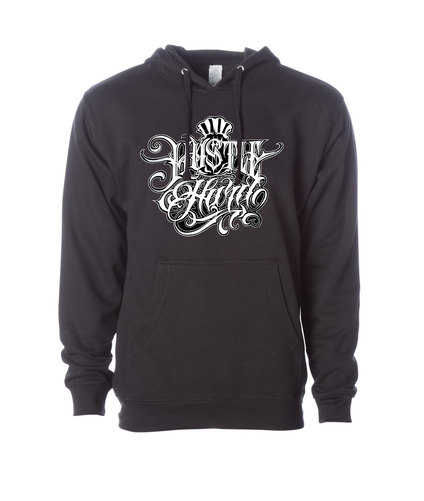 Hu$tle Hard - LOGO 5 - Black Hoodie