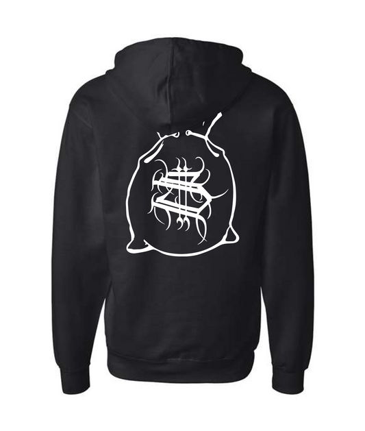 V-HHTOP - LOGO 5 - Black Zip Up Hoodie