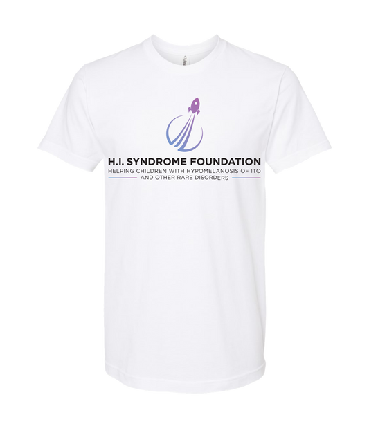 H.I Syndrome Foundation - DESIGN 1 - White T-Shirt