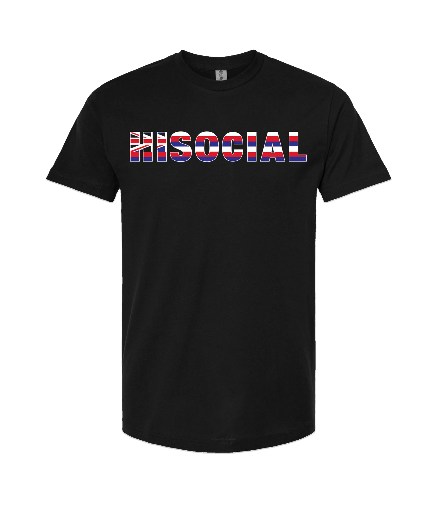 HiSocial - Logo 2 - Black T Shirt