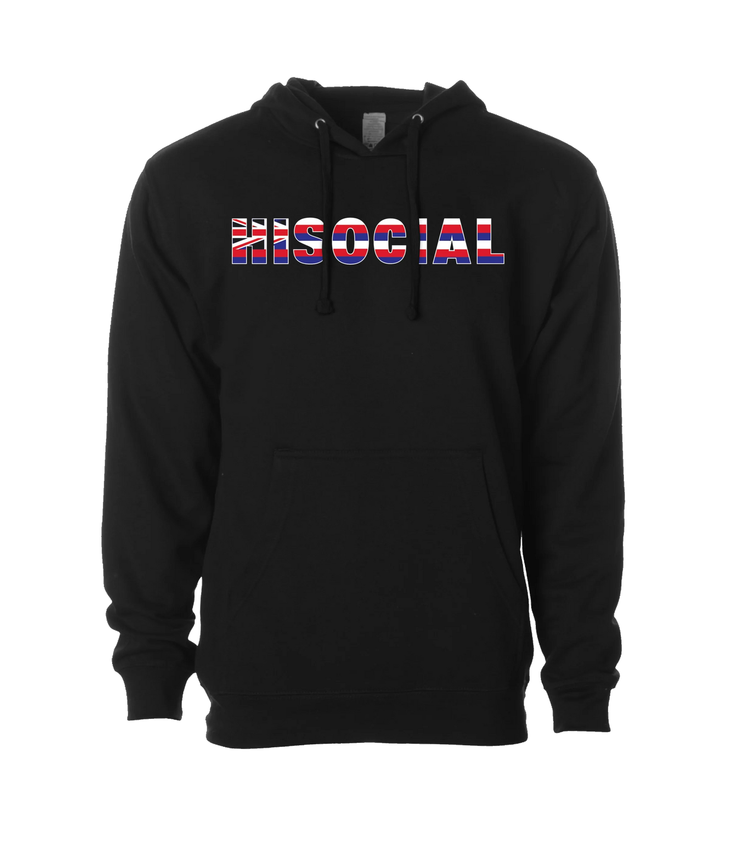 HiSocial - Logo 2 - Black Hoodie