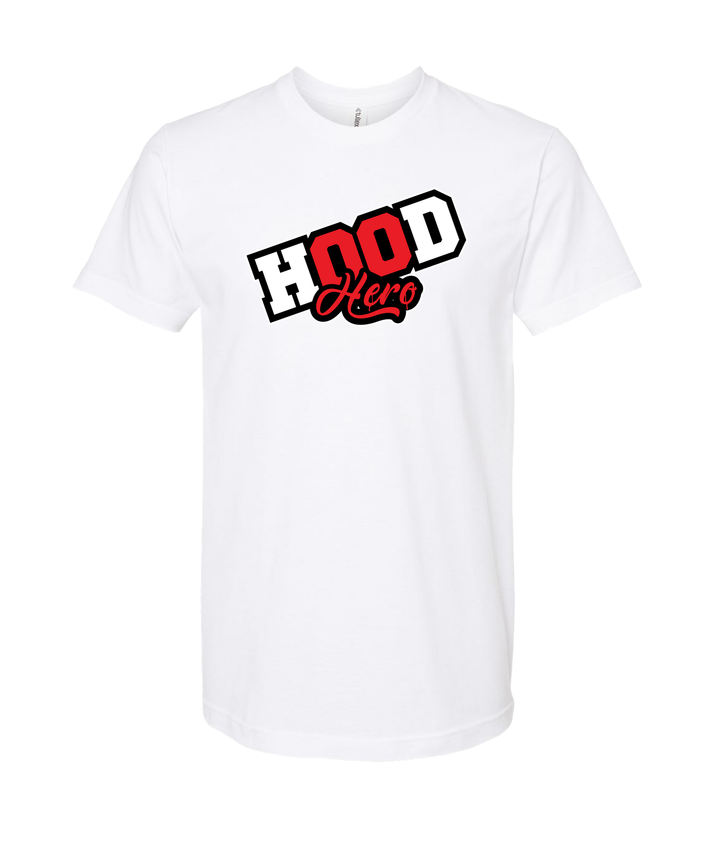 HustleMadeJhooks - Hood Hero - White T-Shirt