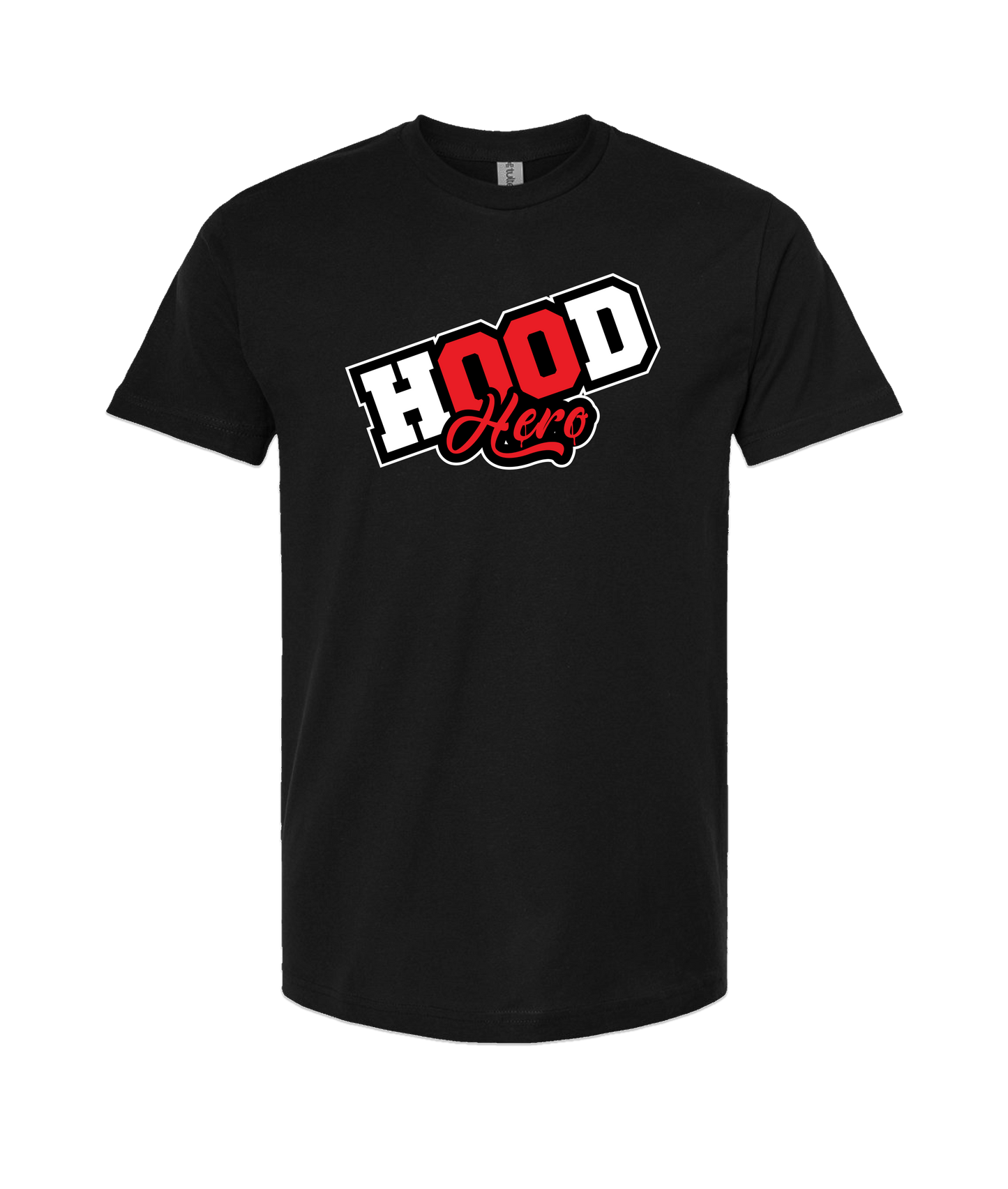 HustleMadeJhooks - Hood Hero - Black T Shirt