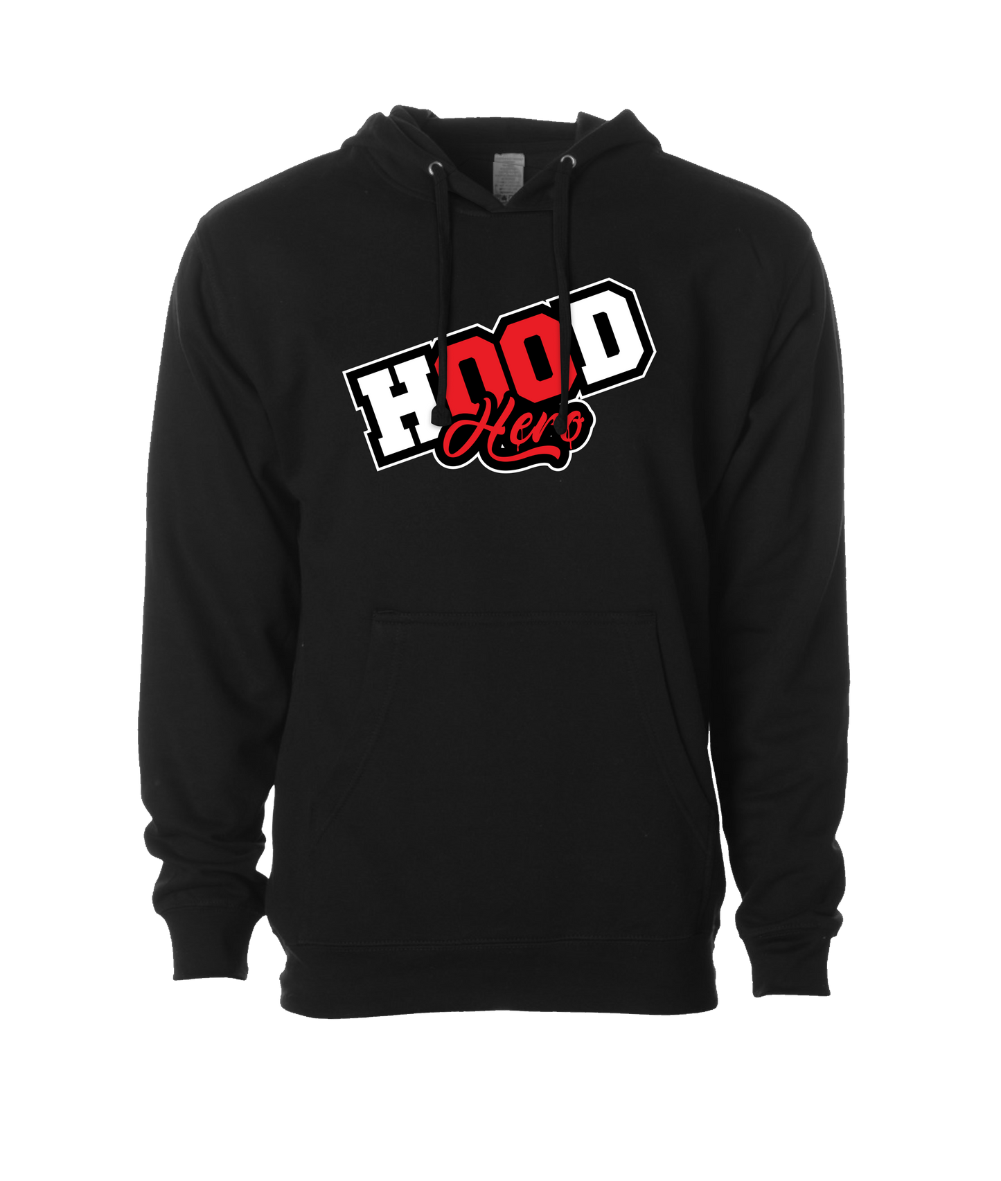 HustleMadeJhooks - Hood Hero - Black Hoodie