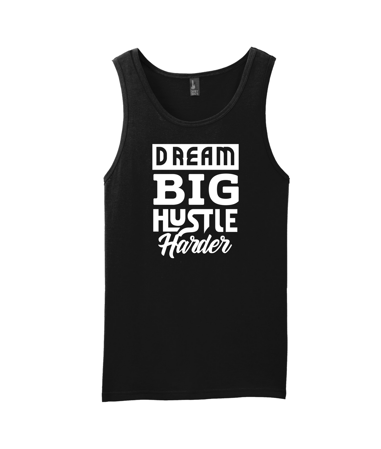 HustleMadeJhooks - Dream Big - Black Tank Top