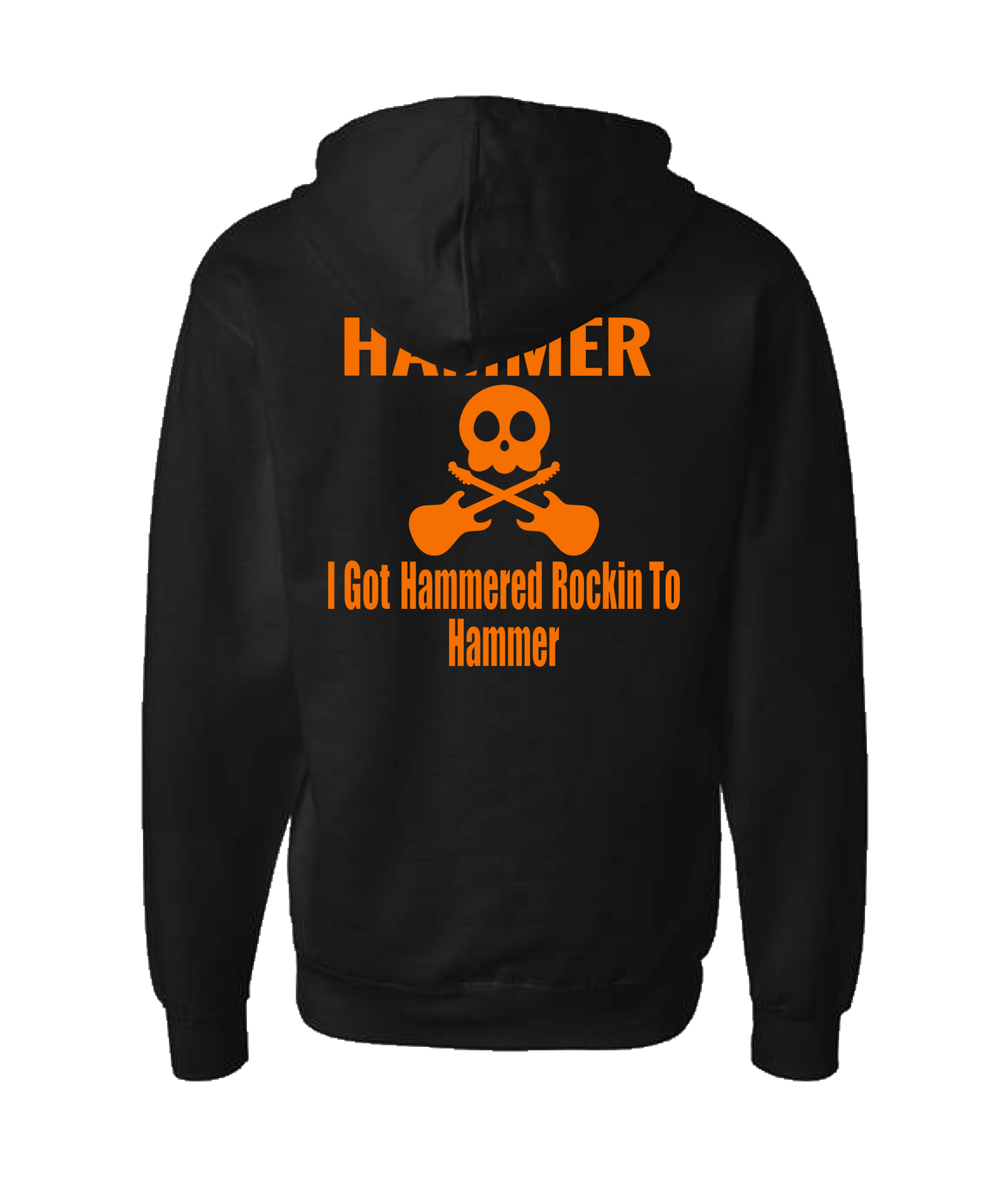 HAMMER - I Got Hammered - Black Zip Up Hoodie