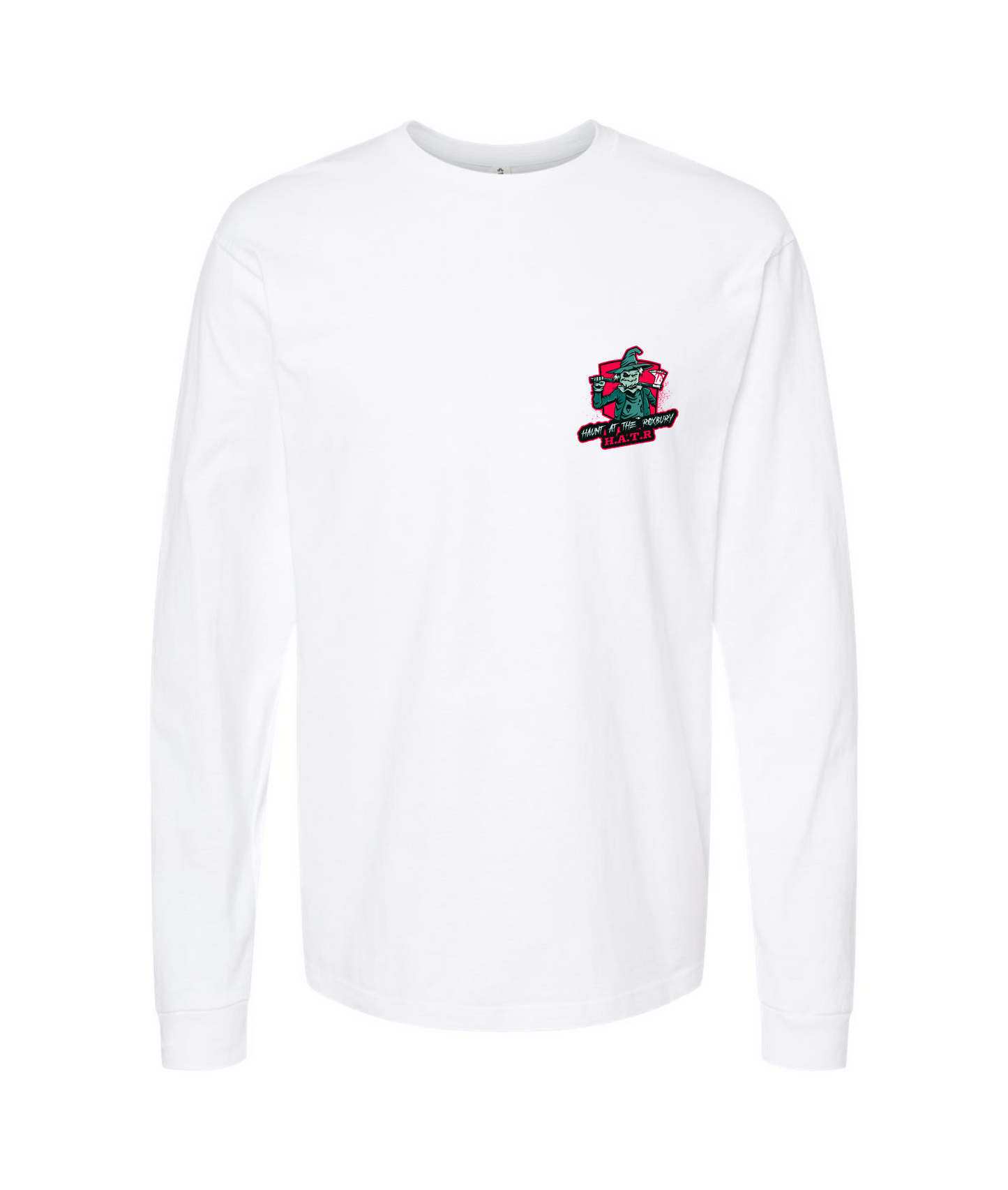 HAUNT AT THE ROXBURY - MOON - White Long Sleeve T