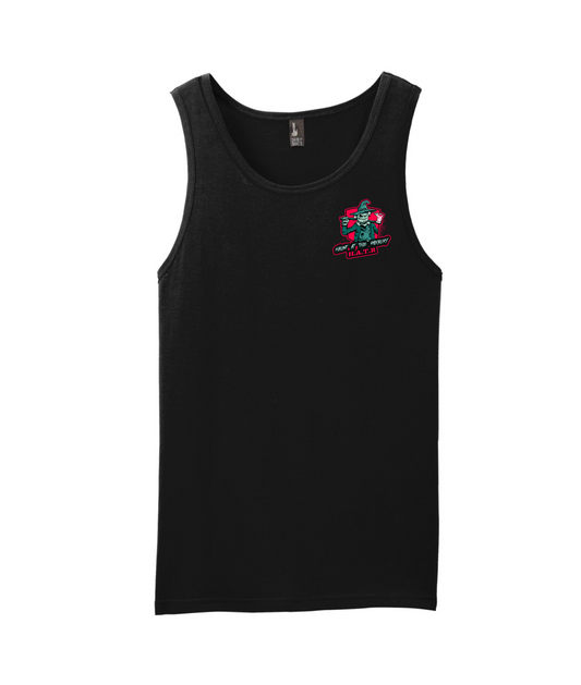 V-HTRTOP - MOON - Black Tank Top