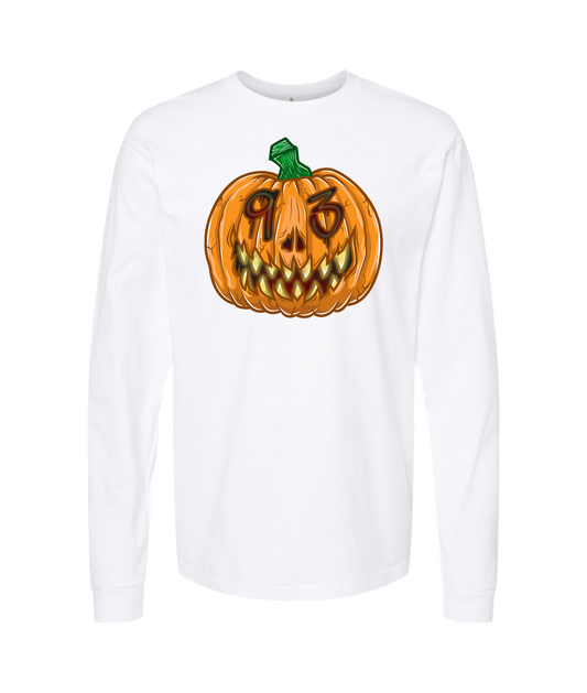 Hvlloween - Evil Pumpkin 93 - White Long Sleeve T